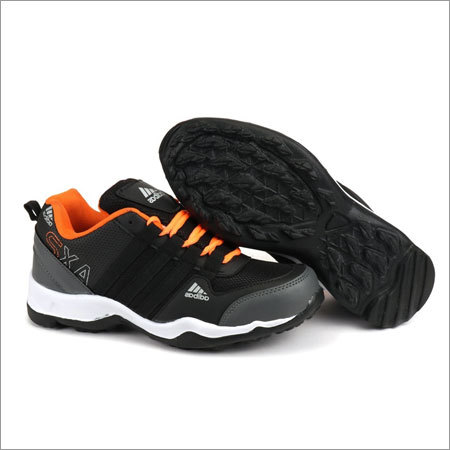 Black & Orange Fylon Sole Sport Shoes Insole Material: Eva