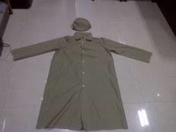 KHAKI RAIN COAT