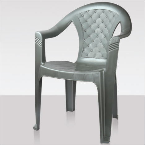 Plastic Mid Back Arm Rest Chair