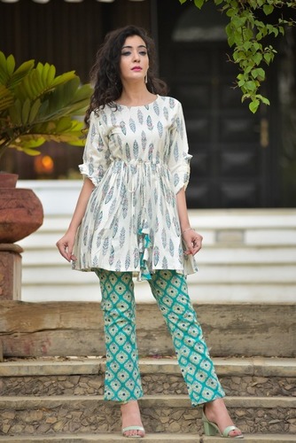 Cotton Embroidered Kurtis