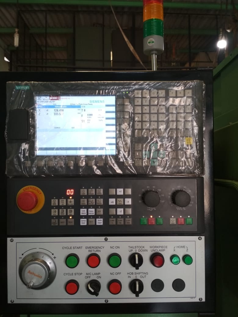 3 axis CNC gear hobber with Siemens sinumerik controller
