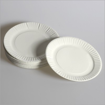 White Paper Plate