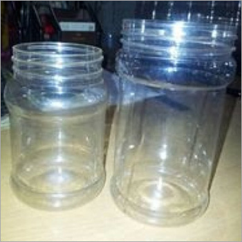 Transparent Plastic Jar - Pet 250-500ml, Clear | Screw-on Lid, Resealable, Food Storage, Durable