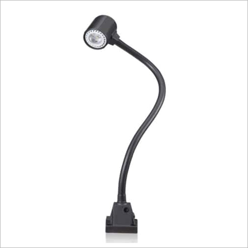 Black Led Flexible Arm Machine Lamp