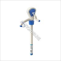Plastic Manual Hand Oil Pump Kitchen Utensils - Food Grade Plastic Pp & Pe, Small To Large Size, Blue And White Color | Portable & Lightweight Design, Hand Operated