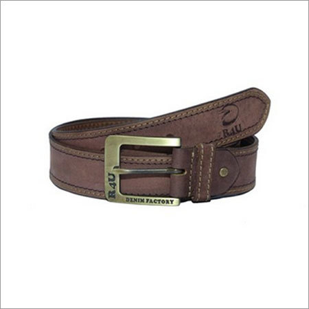 R4U Genuine Leather Brown Colour Belt for Men
