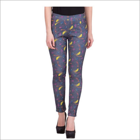 R4U Slim Fit Printed Multi Jegging For Women