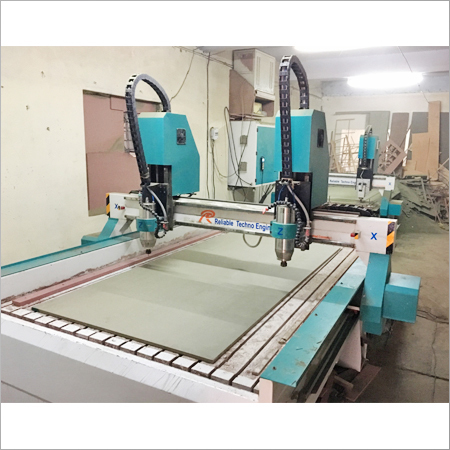 High Speed CNC Double Head Stone Router