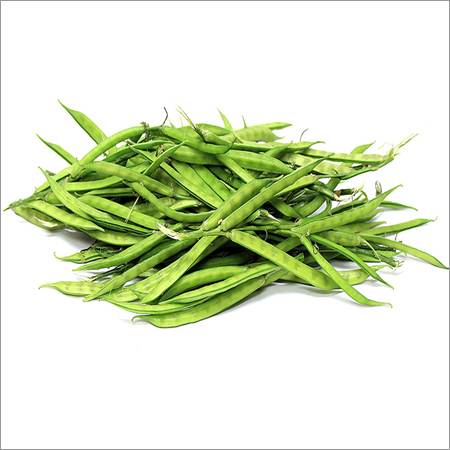 Fresh Cluster Beans - Average Length 10-15 cm, Average Width 1-2 cm, Green Color | Flavorful, Fresh, Nutritious, Pesticide-free, Refrigerated Storage