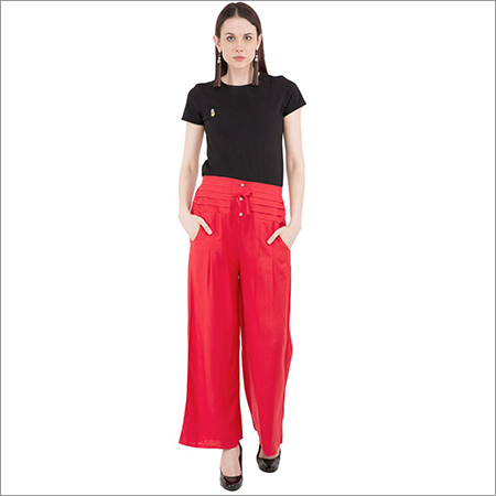 Ladies Red Palazzo Ladies Red Palazzo