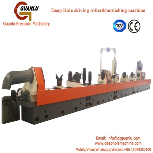 Deep hole roller scraping machine