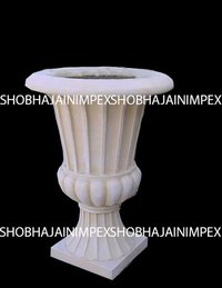 Fancy Flower Pots For Indian Wedding - Color: Beige