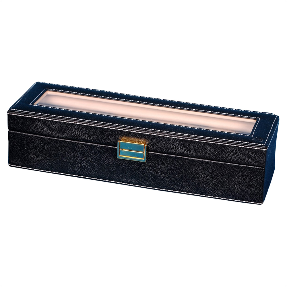 Hard Craft Black Watch Box for 5 Watches