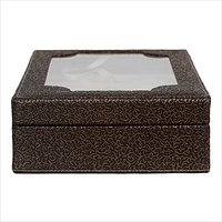 Hard Craft Golden-Brown Watch box For 10 Watches