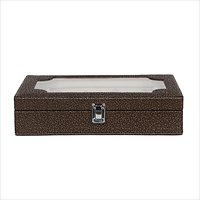 Hard Craft Golden-Brown Watch box For 10 Watches