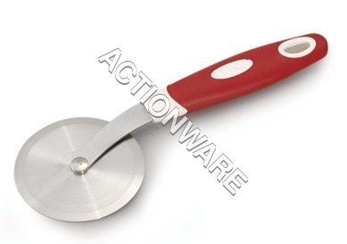 Red  And Silver Pizza Cutter