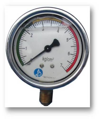 Glycerin Filled Pressure Gauge Diameter: 40-250 Millimeter (Mm) At Best ...