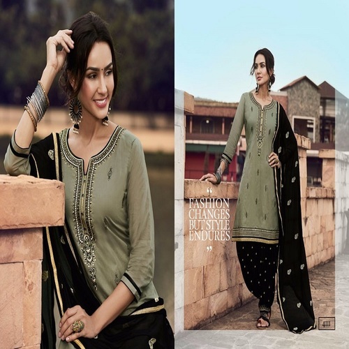 Grey Ladies Punjabi Suits Online