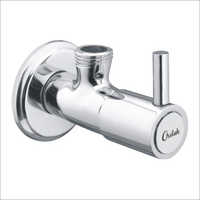 Angle Valve - Brass, 1/2 Inch | Chrome Finish, Threaded Connection, 10 Bar Pressure, 80°c Temperature Rating