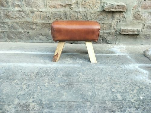 Small Leather Stool