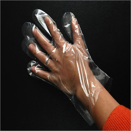Transparent Or Any Color Disposable Plastic Gloves
