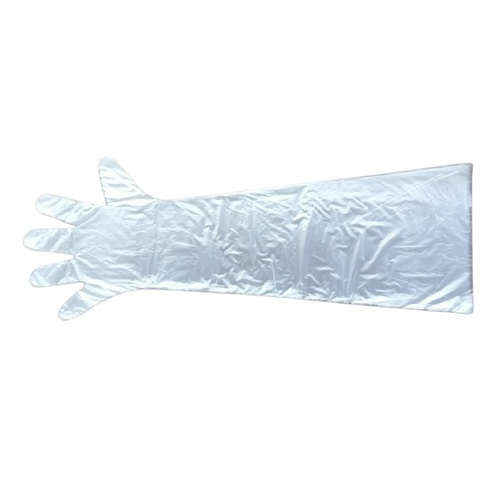 Transparent Or Any Color Veterinary Plastic Hand Gloves