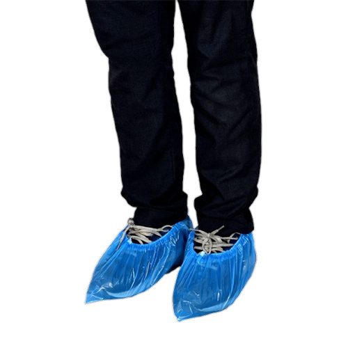 Medical Blue Plastic Shoe Cover