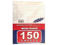 150 Sheets Wide Ruled Filler Paper