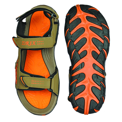 Mens Mouse & Orange Sandals