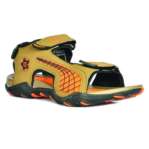 Mens Mouse & Orange Sandals