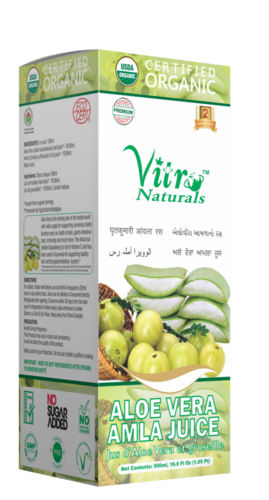Organic Aloe Vera Amla Juice