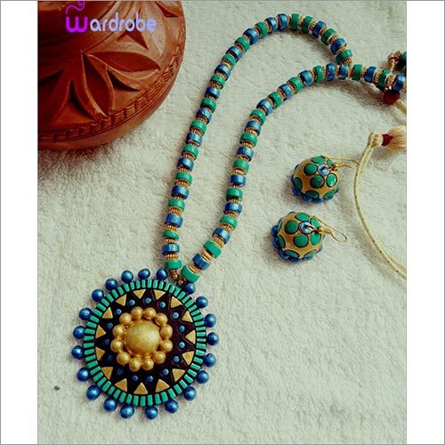 Handicraft Terracotta Designer Necklace Set