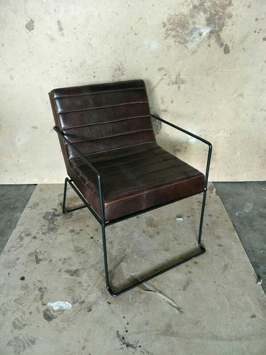 Restaurant Chair with Leather upholstery