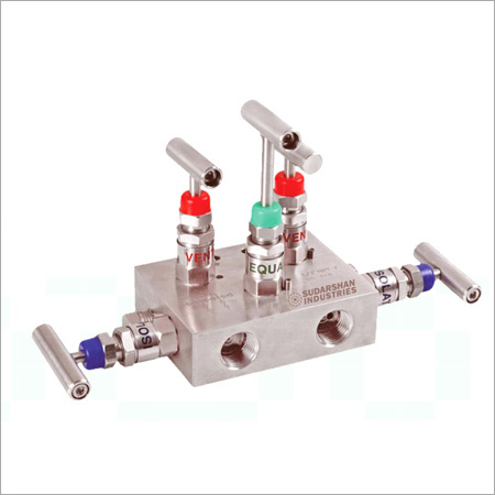 Remote Mounting Five Valve Manifold - Ball Valve Structure, -20â to 120â Temperature Range, Suitable for General Water Applications