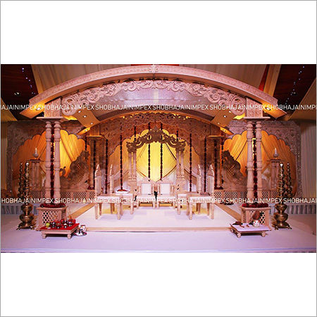 Double Pillar Wedding Mandap