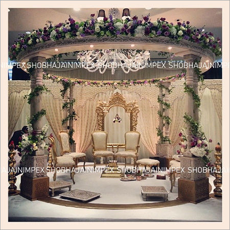 Double Pillar Wedding Mandap