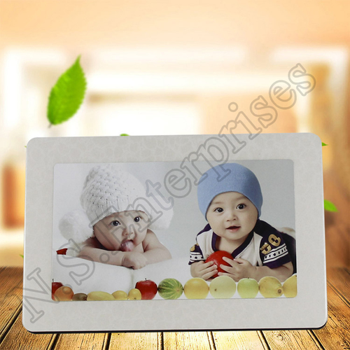 MD-002 SUBLIMATION CRYSTAL MDF FRAME - MDF Material, 200*300*12mm Size, White Color | Rectangle Shape, 245*145mm Printing Size, 36 Pcs/Ctn