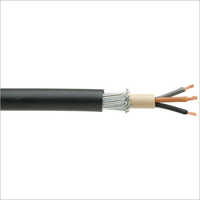 Armoured Cable - Copper Round Conductor, Pvc Insulation, 90-200 Mm Length | High Voltage, Flame Retardant, Excellent Flexibility, Moist Condition Utility