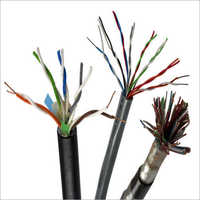 Telephone Cable - High Voltage Copper With Pvc Insulation And Jacket | Ideal For Industrial And Telecommunication Applications, Shock Proof With Emergency Overload Resistance, Round Conductor Shape, Length 100-200 Meters