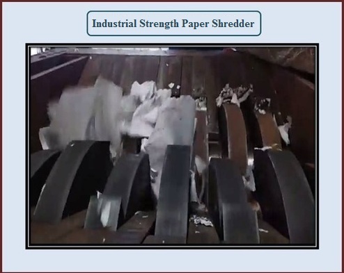 Industrial Strength Paper Shredder