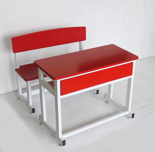 School Desk With Bench