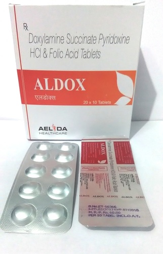 Doxylamine  Pyridoxine Folic Acid Tablets General Medicines