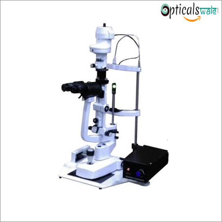 White And Black Operating Slit Lamp