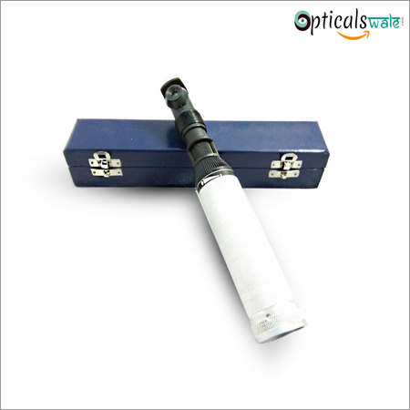 Black And Silver Rechargeable Streak Retinoscope