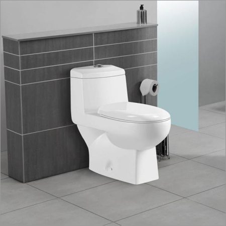 One Piece Closet - Ceramic, Round Shape, 10-20 Kilograms | Easy to Use, Elegant White Design