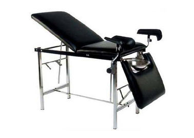 Labour Bed - MS Steel Tube, 1830x610x800 mm | Adjustable Headrest, Movable Legs, SS Bowl 32cm, Waterproof Top