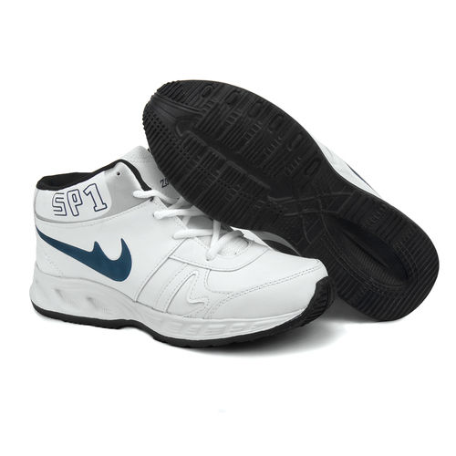 Durable And Fancy Mens White & Black Shoes