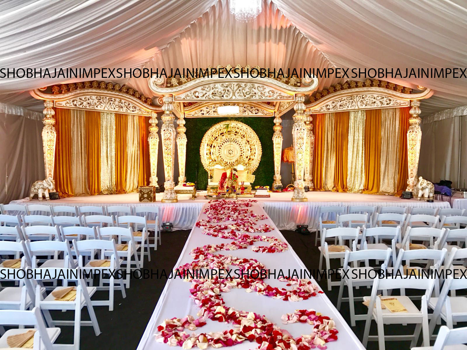 Moustache Wedding Mandap