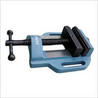 Drill Press Vice - Cast Iron, 2 Inch Jaw Width, 1.5 Inch Jaw Depth, 3 Inch Jaw Opening, 4x3 Inch Base, Durable Blue Finish, Easy To Use And Rust Proof