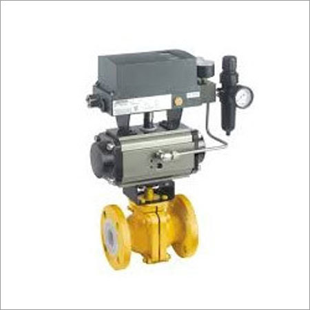 PTFE Lined Ball Valve with Rotary Actuator